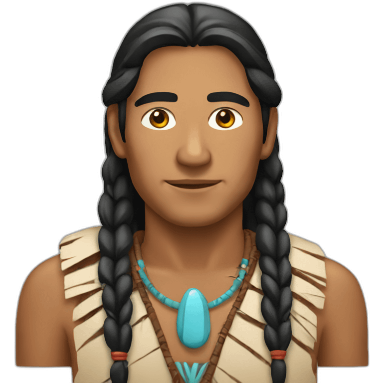 native american man emoji