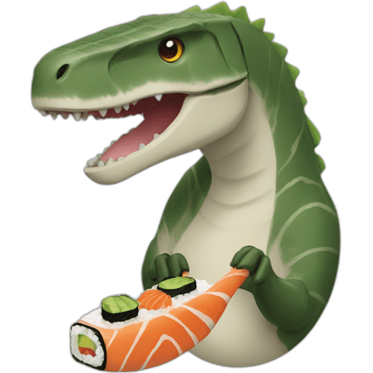 Jurassic sushi emoji