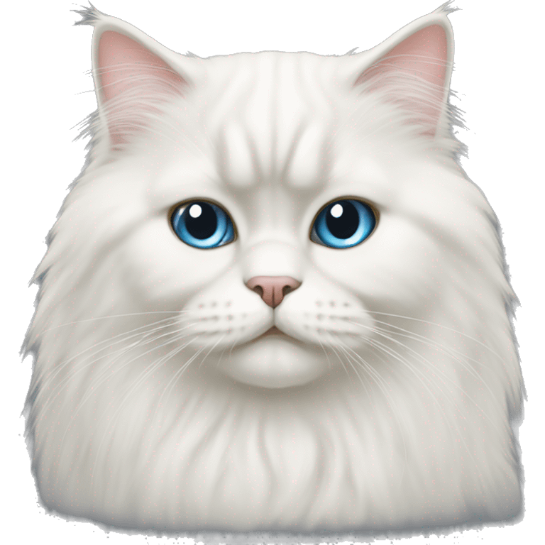 White Himalayan cat emoji