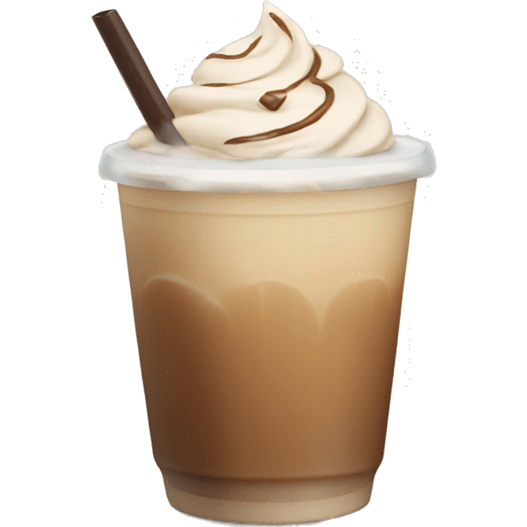 Iced latte emoji