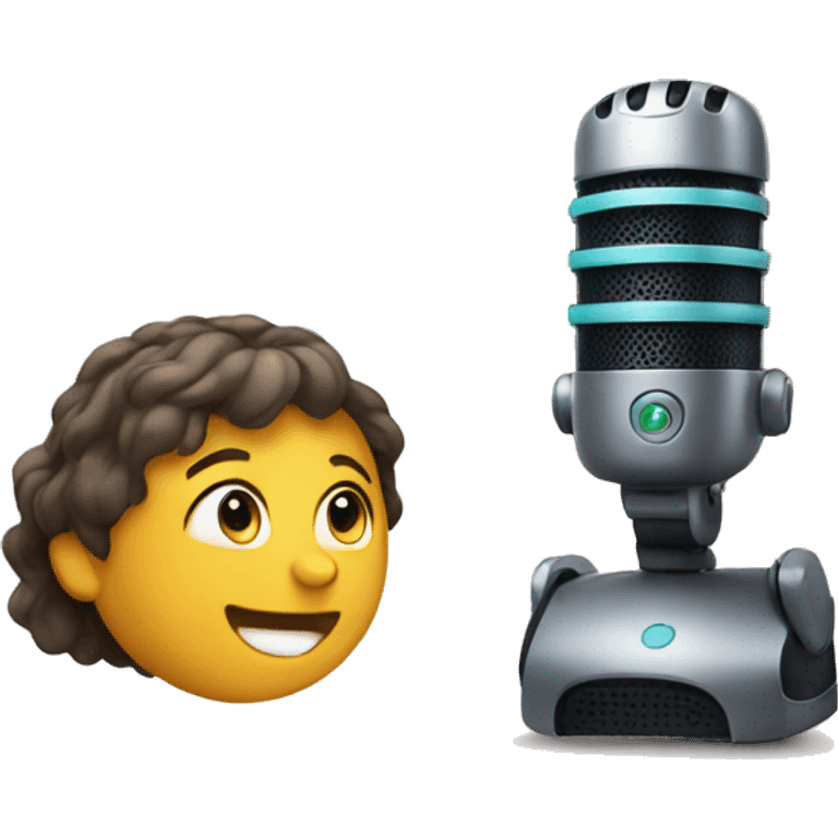 AI voice assistant emoji