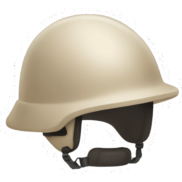 architecture helmet in beige  emoji