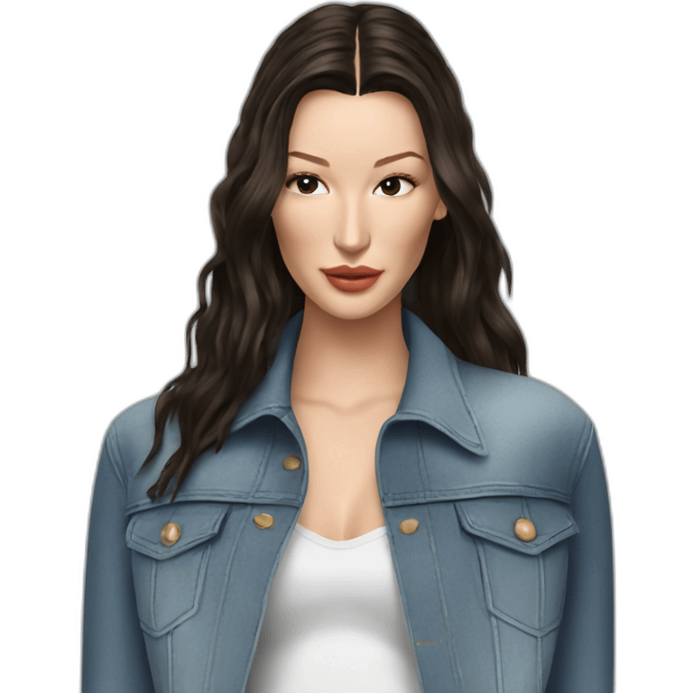 Bella Hadid emoji