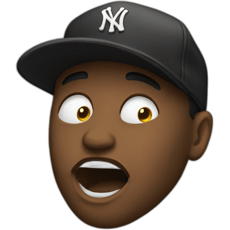 Rap man emoji