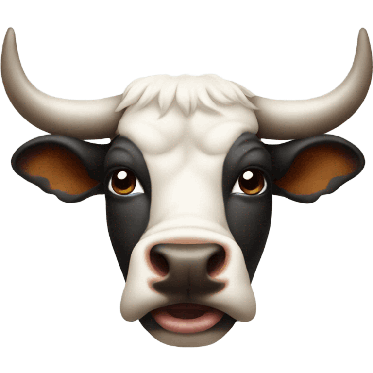 Bull with septum piercing emoji