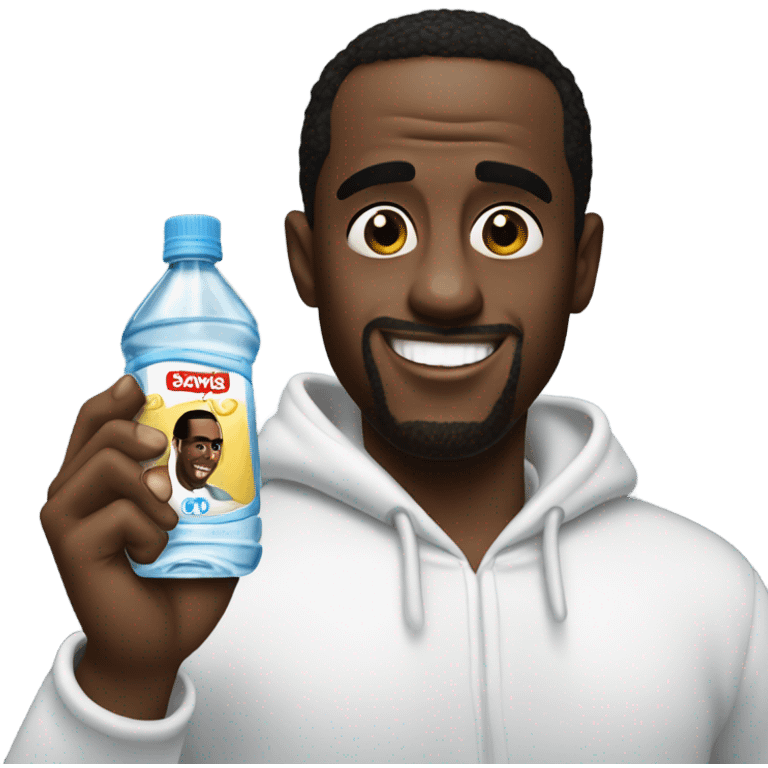 p diddy holding baby oil emoji