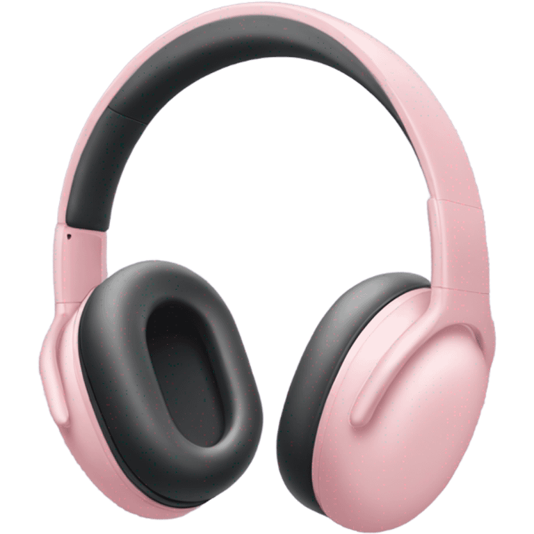 Light pink headphones AirPods Max style emoji