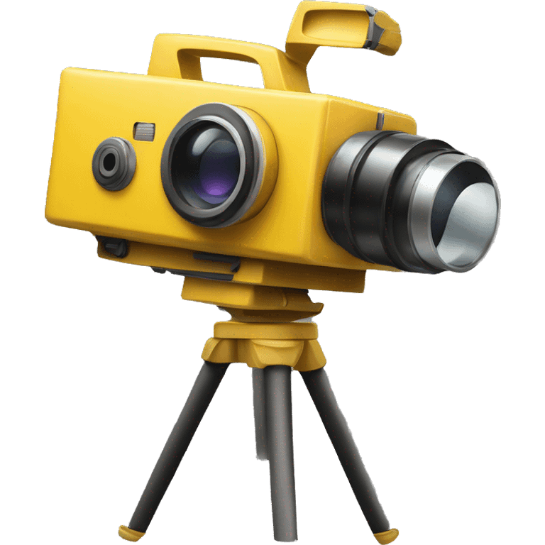 yellow movie camera emoji