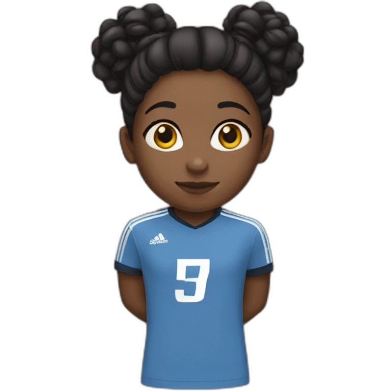 Black girl Manchester United  emoji