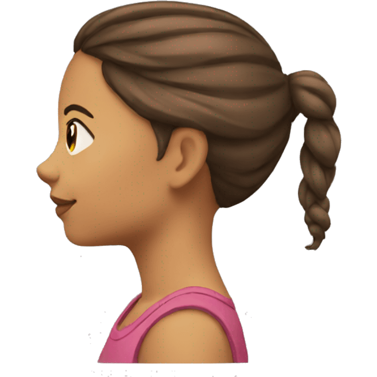 girl side view emoji