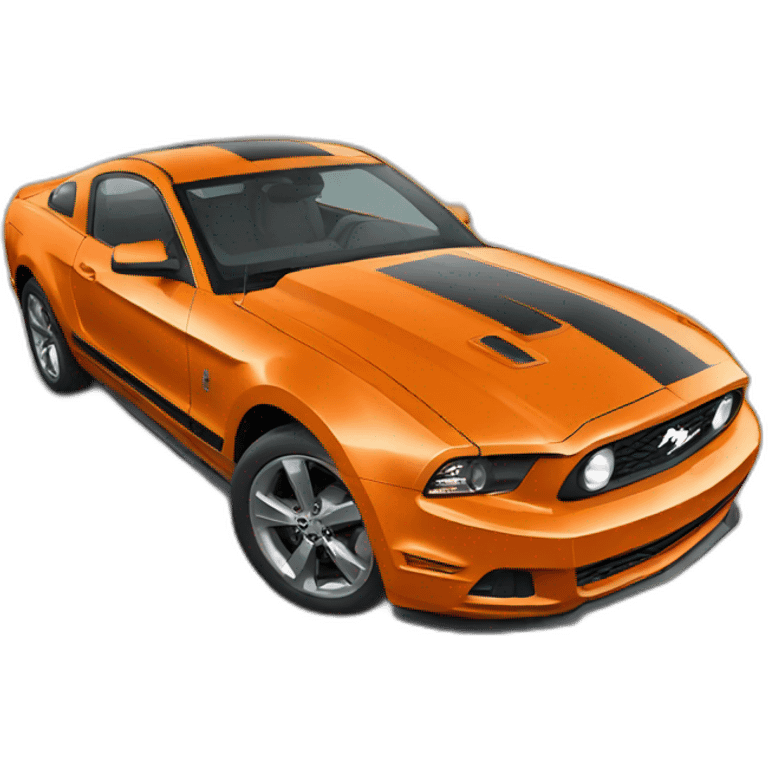 Ford-Mustang-Orange emoji