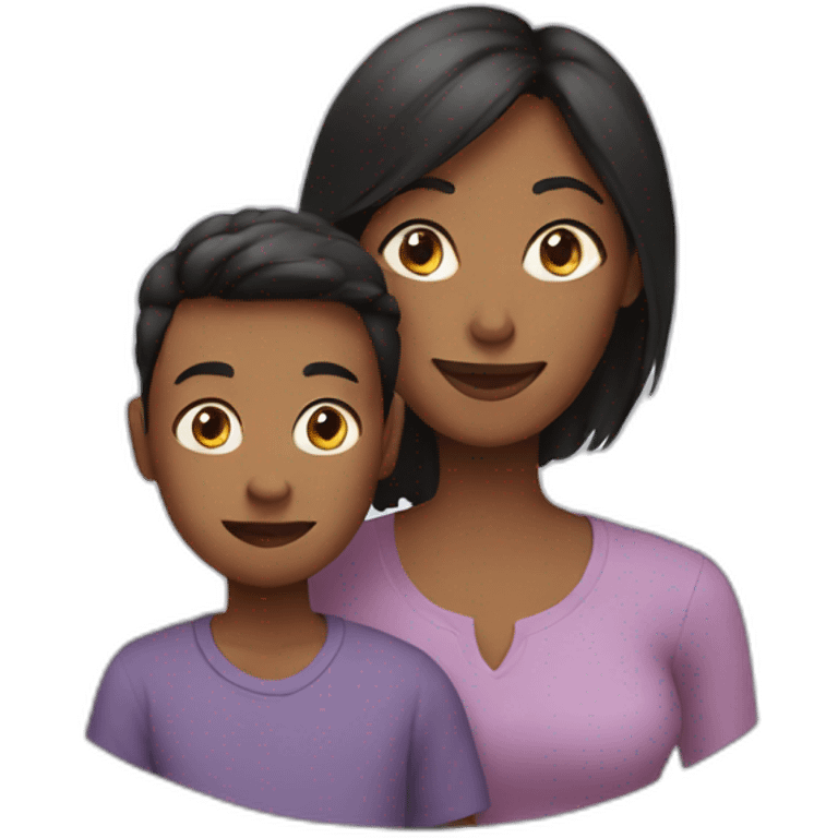 Mother and son  emoji