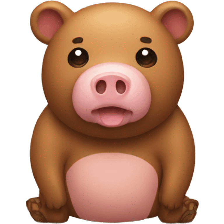 Bear pig emoji