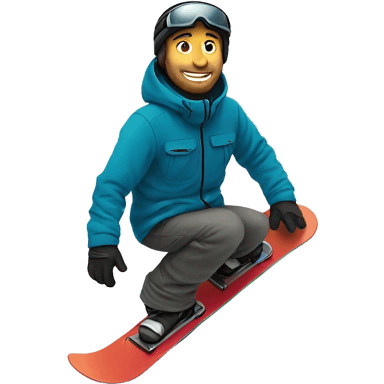 white man snowboard emoji