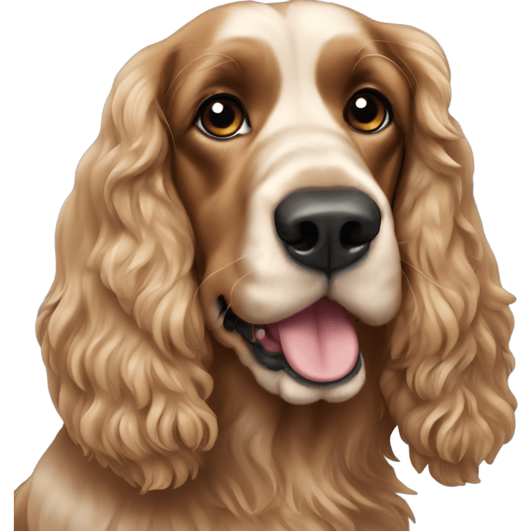 cocker spaniel dog emoji