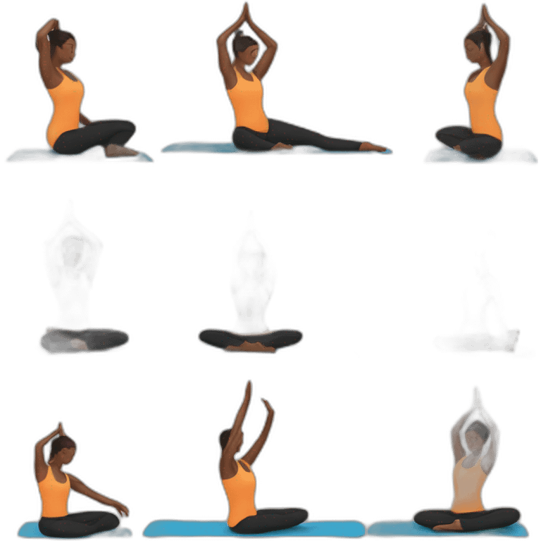 morning yoga emoji