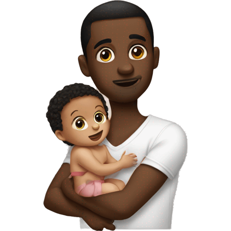 diddy with baby emoji