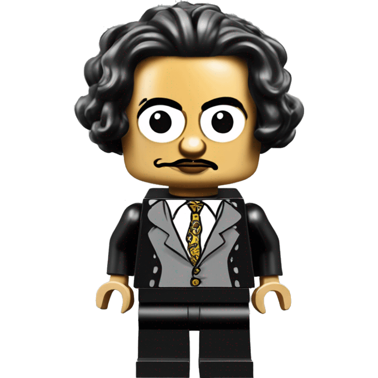 salvador dali lego full body emoji