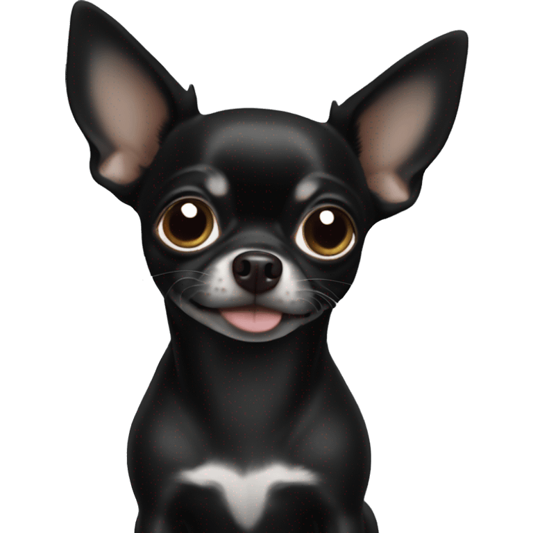 Black Chihuahua emoji