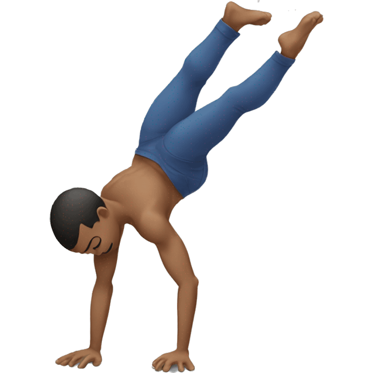 One arm handstand guy emoji