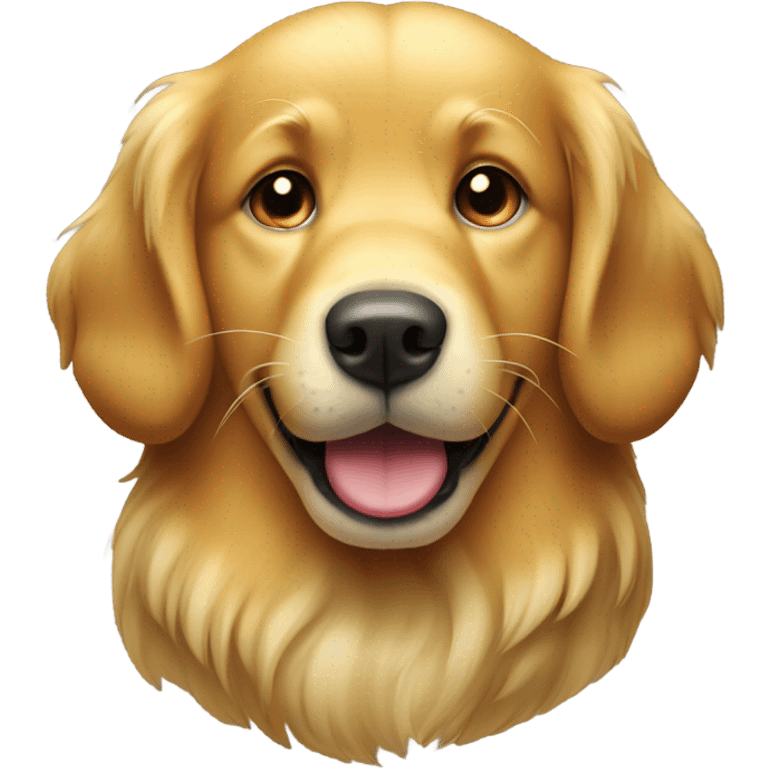 Dog Golden retriever emoji