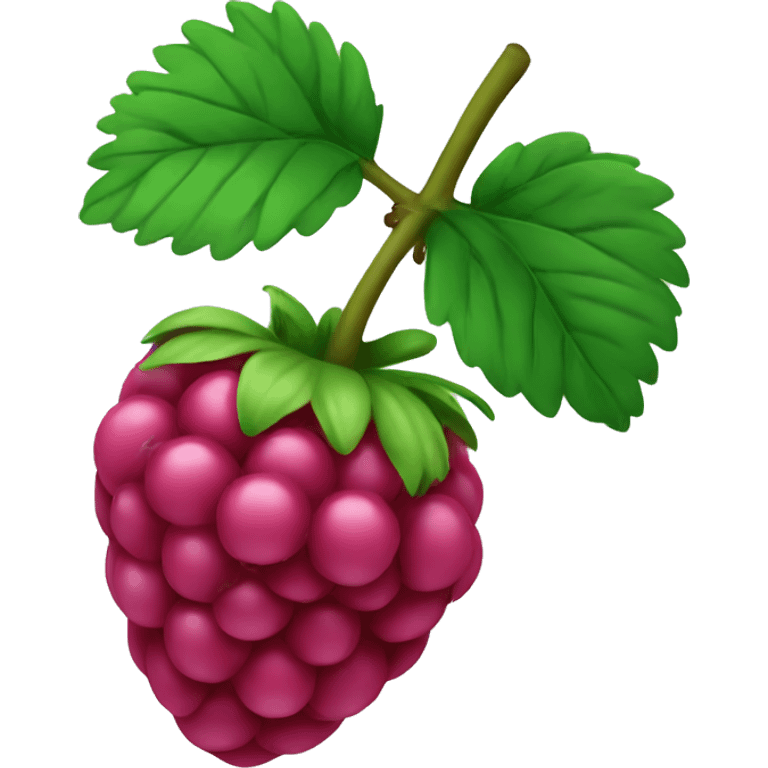 Single raspberry without green stem  emoji