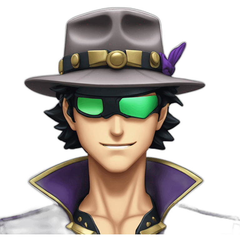 Jotaro from jojo bizarre adventure emoji