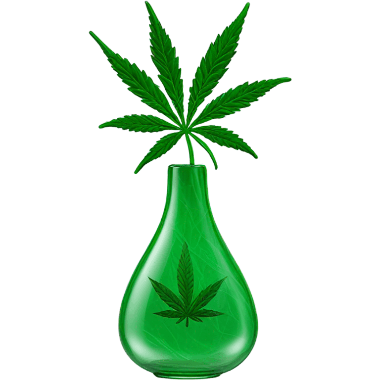 Weed vase  emoji