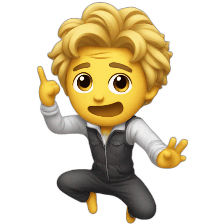 Emoji whi dab emoji