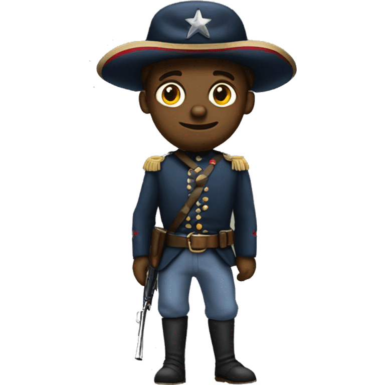 full length american civil war soldier emoji