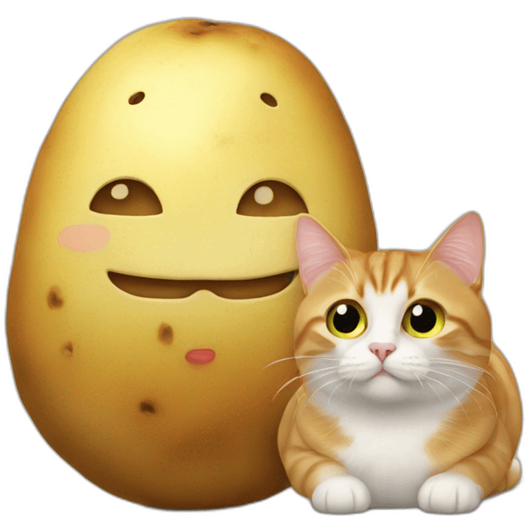 POTATO and cat emoji