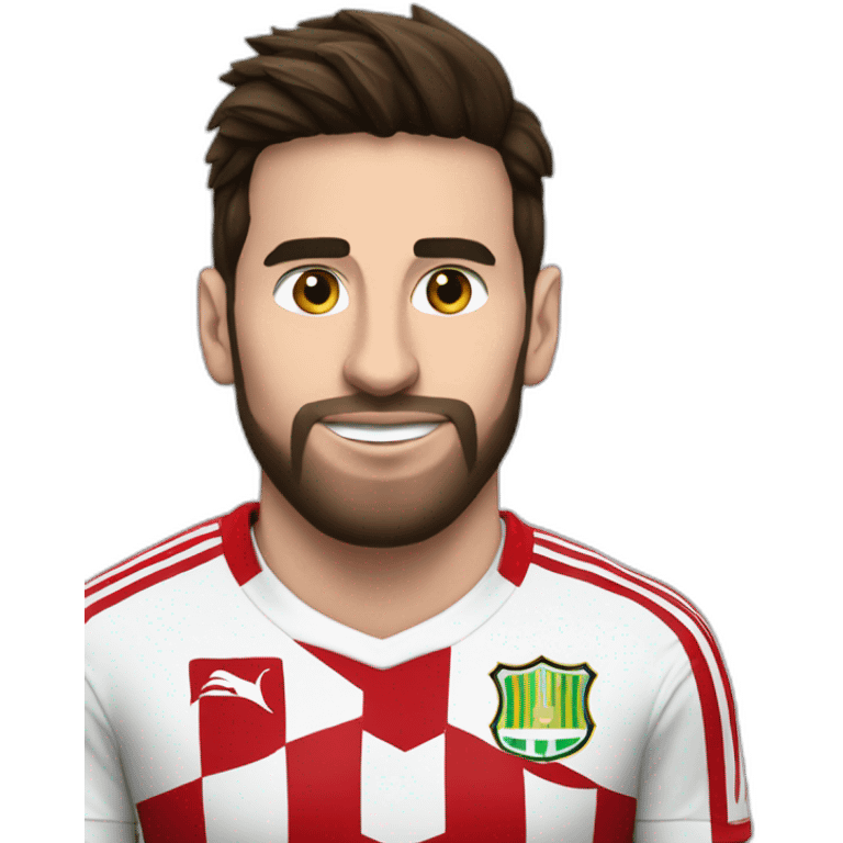 Messi avec maillot algérie emoji