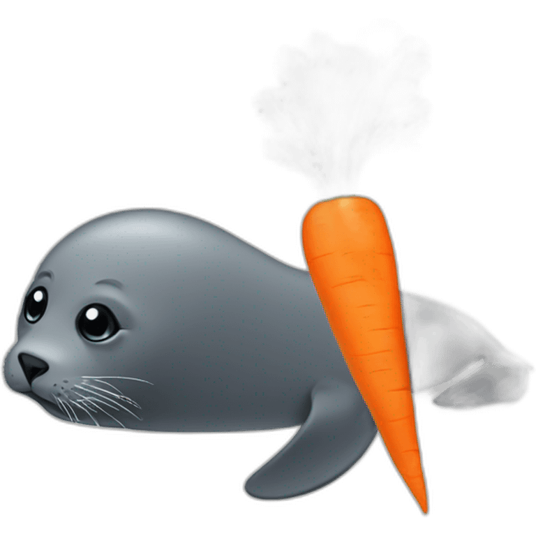 seal-eats-carrot emoji