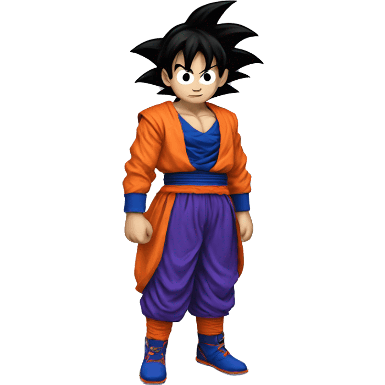 Goku with joker uniform emoji