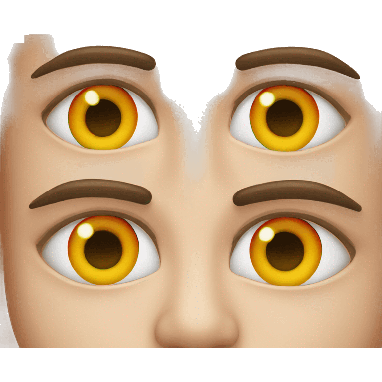 Ojos rojos  emoji