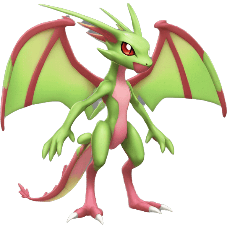 Anthro Cool Edgy Legendary Colorful Shy Shiny Fakemon-Pokémon-Genesect-Flygon-Fantasy-Creature With Full Body Detailed High Quality emoji