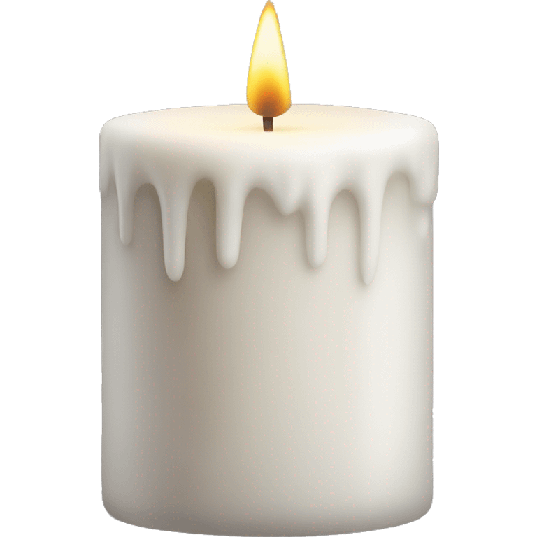 White candle  emoji