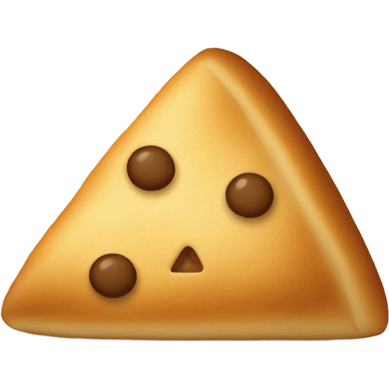 Triangle bread emoji