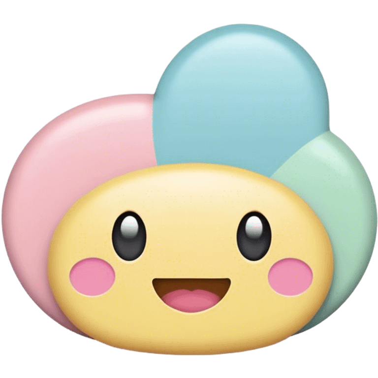 pastel sign say "hello" emoji