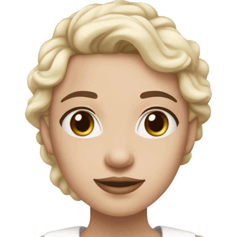 New Year’s girl white Skin tone ￼￼ emoji