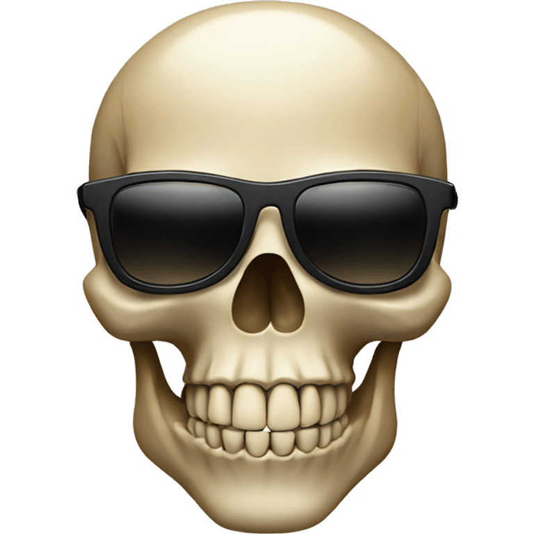 skull with sunglasses emoji