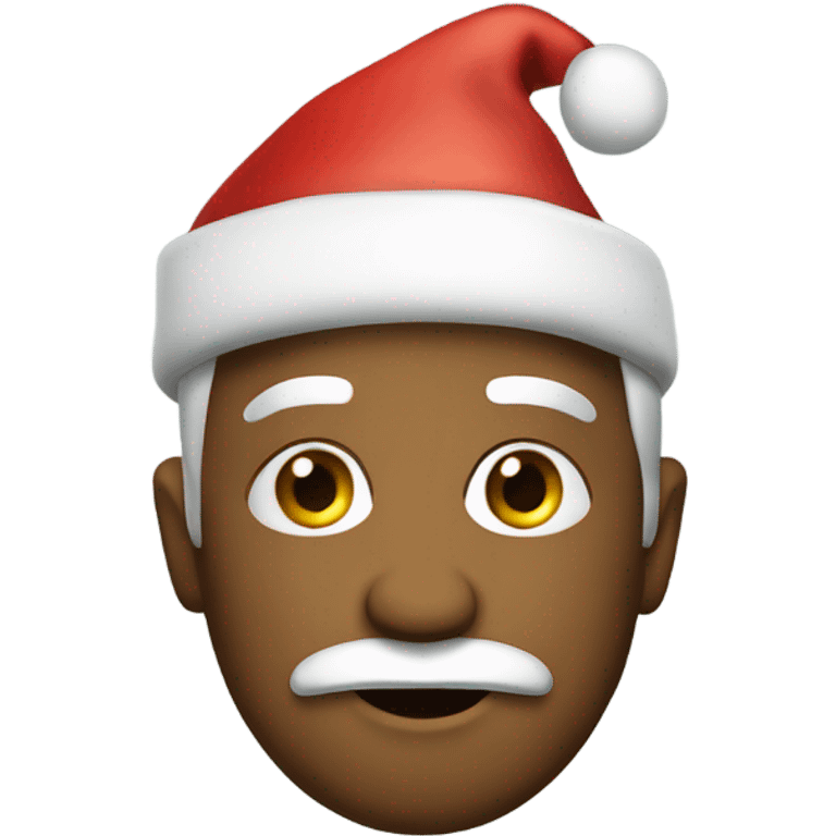 Christmas Santa party emoji