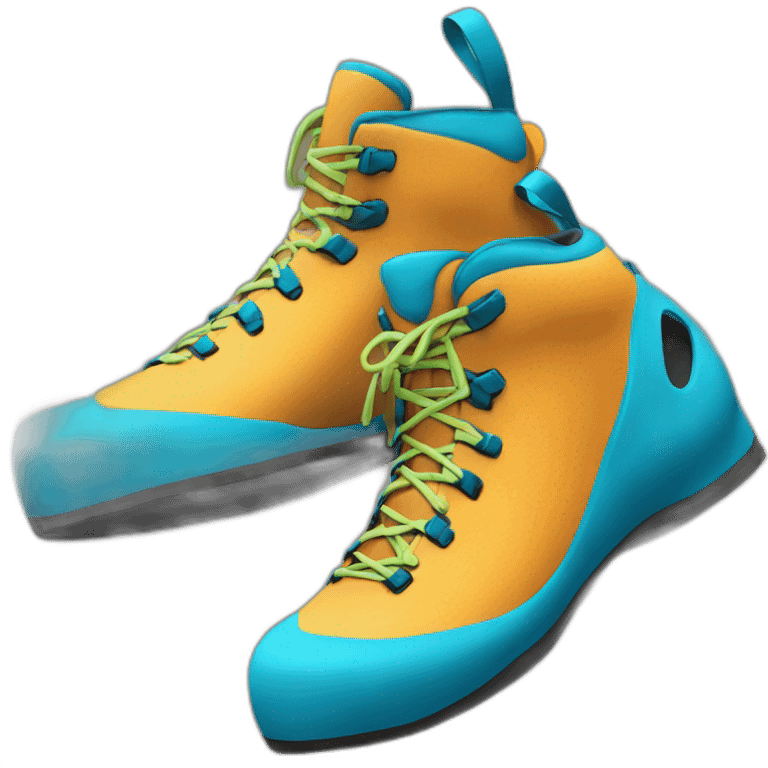 Climbing shoes for bouldering emoji