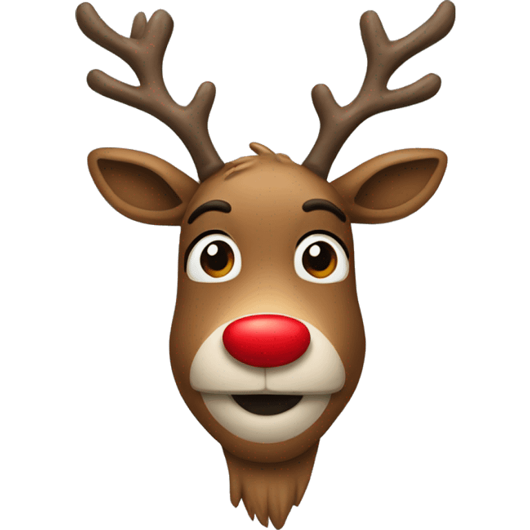 Red Nosed Reindeer emoji