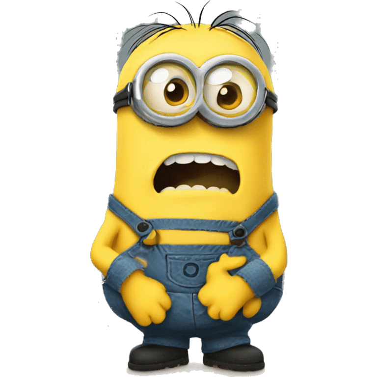 Tired minion emoji