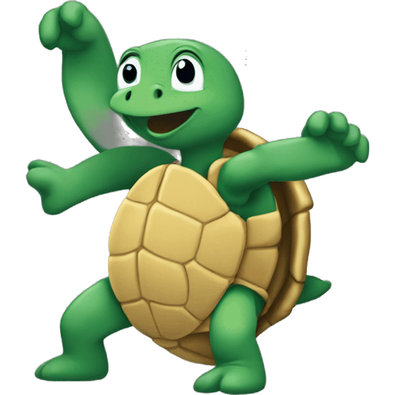 Turtles twerking emoji