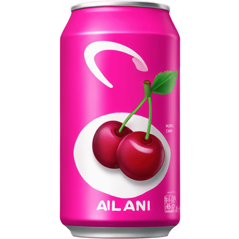 Pink Energy drink alani cherry twist emoji