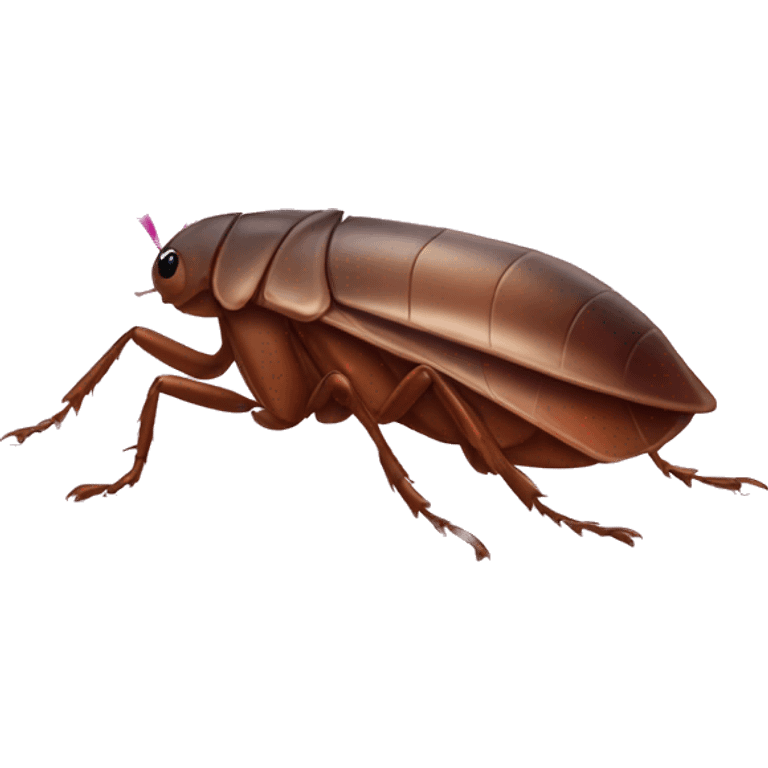 cockroach with pink bow emoji