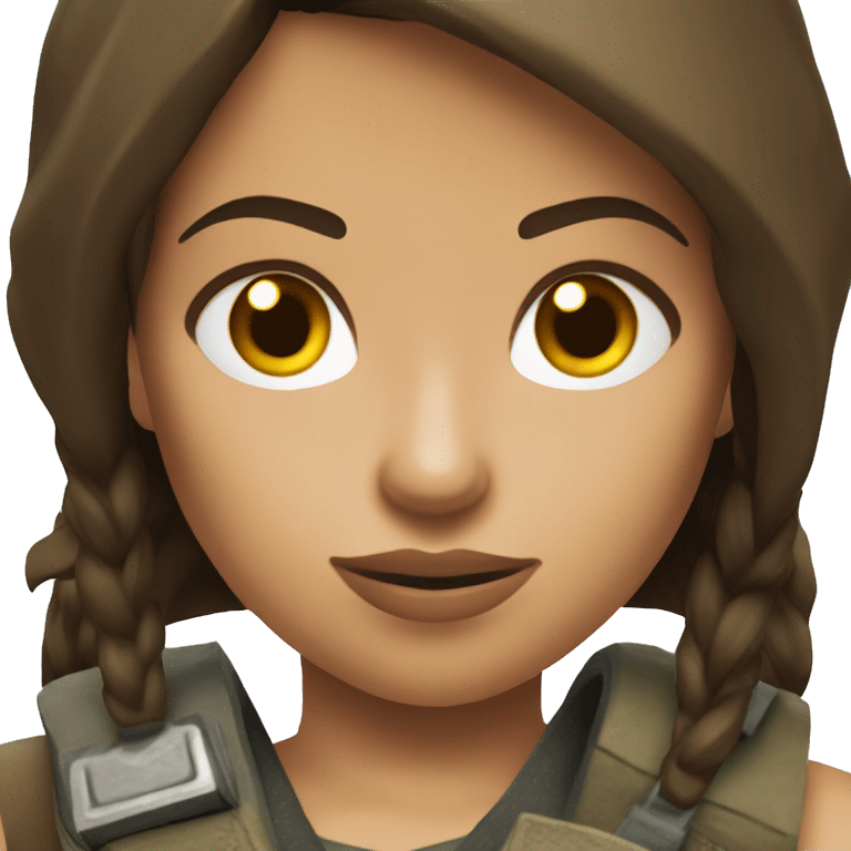 Lara Croft emoji