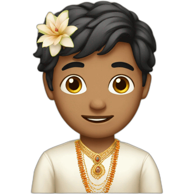 Boy wedding indian emoji